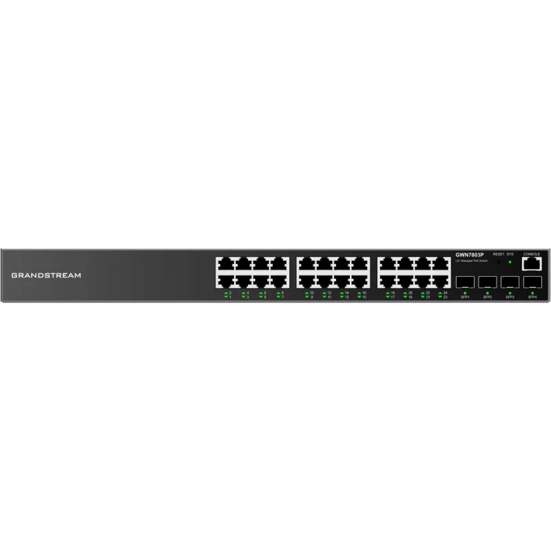 Switch gestionado L2+ Gigabit Ethernet Grandstream GWN7803P