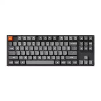 Teclado Keychron K8 Max Universal USB RF Wireless Bluetooth Negro 87 teclas RGB LED