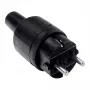 Conector de red eléctrica Bachmann 913.171 Negro