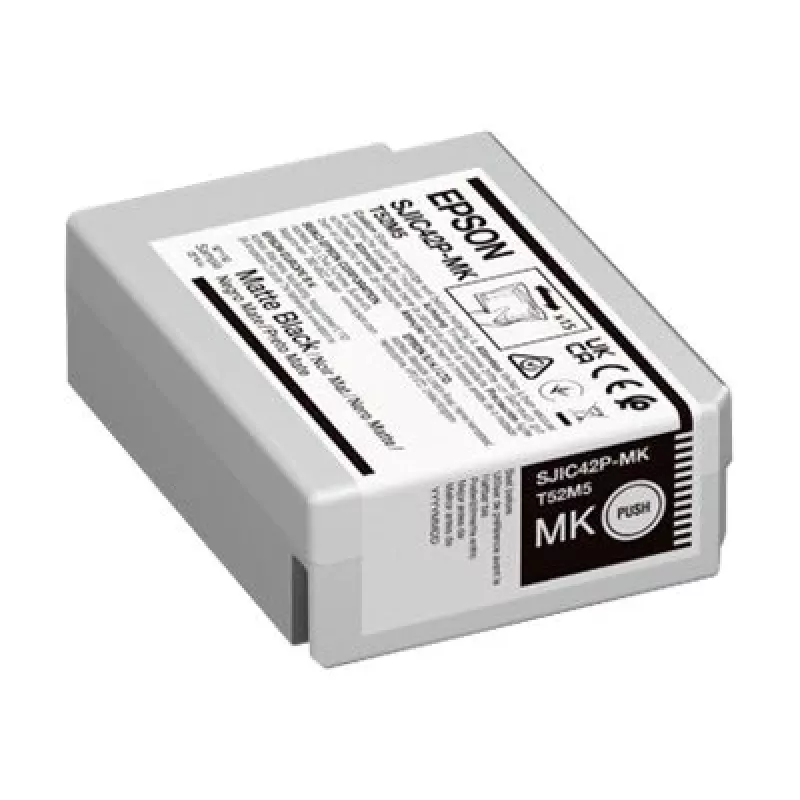 Cartucho de tinta Epson SJIC42P-MK 1 ud. original negro mate