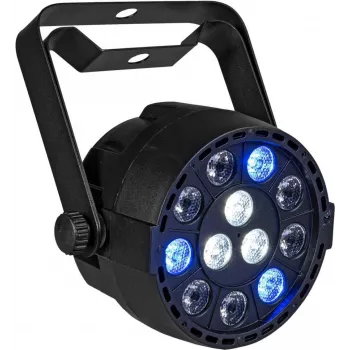 Foco LED tipo PAR EUROLITE AKKU Mini PARty RGBW Spot MK2 — con batería, mezcla de colores RGBW