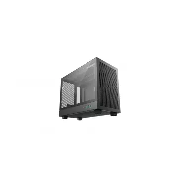 DeepCool CH160 PLUS R-CH160-BKNGM0-G caja compacta para ordenador (SFF), Mini-ITX/Micro-ATX, cristal templado, negra
