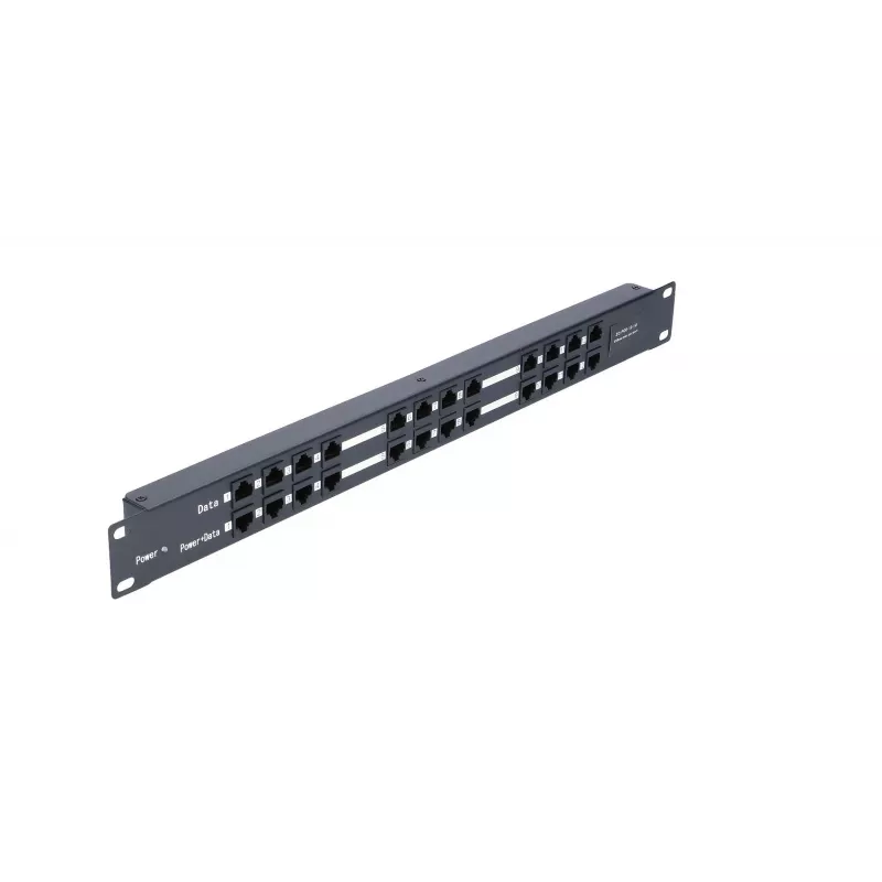 Inyector PoE Extralink 12 puertos 12x 100Mb/s RJ45, rack