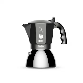Cafetera BIALETTI BRIKKA INDUCTION 4TZ 180 ml antracita, plateada