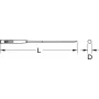 Lima de aguja redonda KS TOOLS, 3 mm (140.3052)