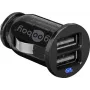 Wentronic 44177 - Coche - MP3 - Teléfono móvil - Smartphone - Tablet - Adaptador para mechero de coche - Contacto - CE - WEEE - negro (44177)