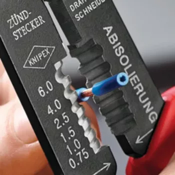 Alicate crimpador Knipex - para cortar cables
