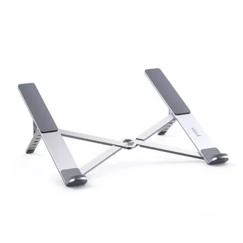 Soporte para portátil UGREEN LP451 ajustable aleación de aluminio para portátiles de 8–17 pulgadas, 5 posiciones, plateado