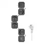 LogiLink 4 tomas 15 m negro y blanco