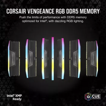 DIMM 48 GB DDR5-6400 (2x 24 GB) Dual-Kit (negro, CMK48GX5M2B6400C36, Vengeance, INTEL XMP)