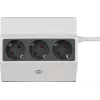 Brennenstuhl 1150070, 3 m, 3 salidas de corriente, para interior, IP20, antracita, blanco, 16 A