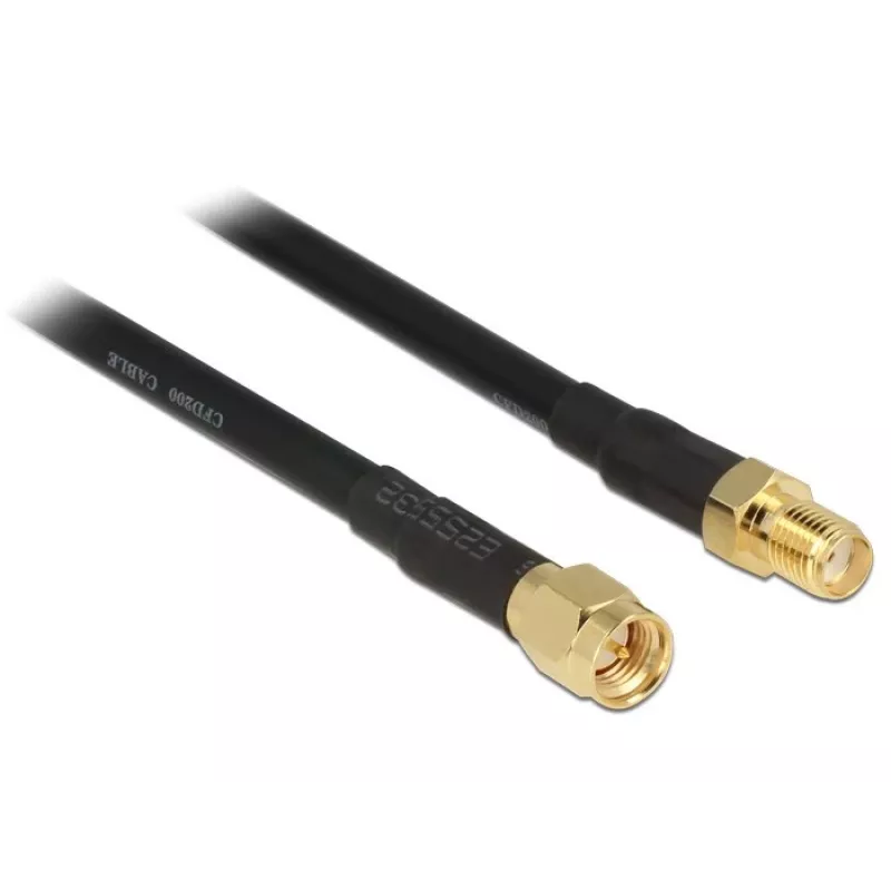 Cable coaxial DeLOCK 15m CFD200 SMA