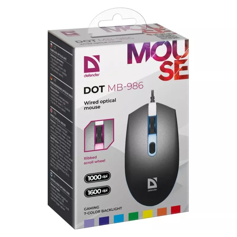 Ratón GAMING DOT MB-986