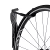 Soporte de bicicleta de pared MACLEAN MC-432, soporte vertical para bicicleta, ancho ajustable, carga máx. 30 kg, negro