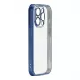 Funda protectora Joyroom JR-15Q2 azul mate para iPhone 15 Pro funda rígida fina