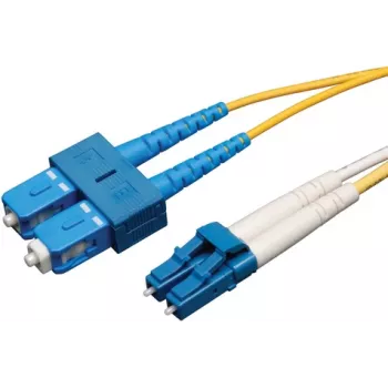 Cable de conexión de fibra óptica monomodo dúplex Eaton Tripp Lite Series (LC/SC), 3 m (10 ft.) - Cable de conexión - LC monomodo (M) a SC monomodo (M) - 3 m - Fibra óptica - Dúplex - 9/125