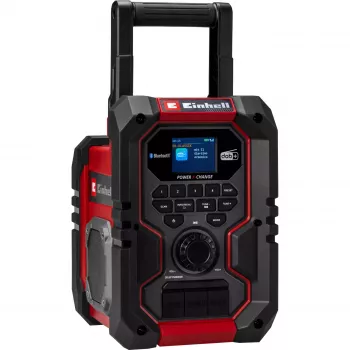 Radio portátil EINHELL TE-CR 18 Li DAB+ FM Bluetooth USB, a batería (compatible con TE-CR 18 Li)