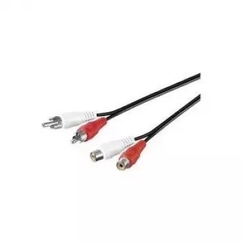 Cable de audio Microconnect AUDCH5 5 m 2 x RCA negro