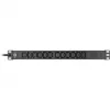 Alargador con regleta Brennenstuhl 1390007112 2 m 12 tomas de corriente interior negro plata