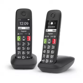 Teléfono analógico inalámbrico Gigaset E290 Duo