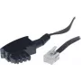 Cable de teléfono ShiverPeaks 70055-20 – conector macho TAE (F) a Western (RJ11), cable de conexión