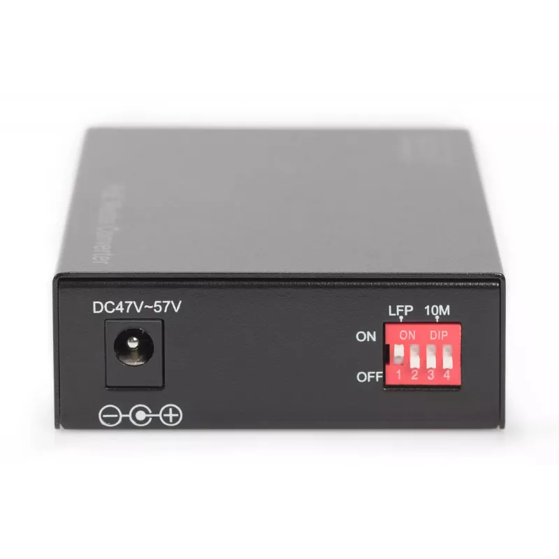 Digitus Convertidor de medios Gigabit PoE, RJ45 / SC, MM, PSE