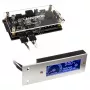 Controlador de ventiladores y LED RGB PCI Lamptron TC20 - plateado