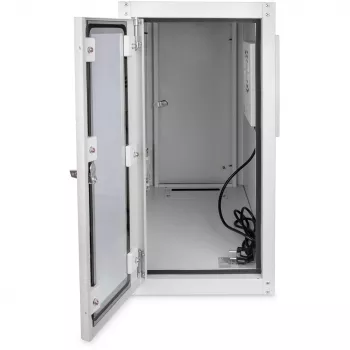 Digitus Caja de ordenador con ventilador con filtro integrado y patas niveladoras