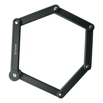 Candado de bicicleta plegable MANTA XR00FL01 – diseño segmentado para montaje en el cuadro