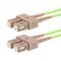 Cable de fibra óptica LOGON AL5SCSC03I/5I OM5 3 m SC–SC 50 µm dúplex completo verde claro