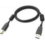 Vision Professional – Cable USB – USB (M) a USB tipo B (M) – USB 2.0 – 2 m – negro