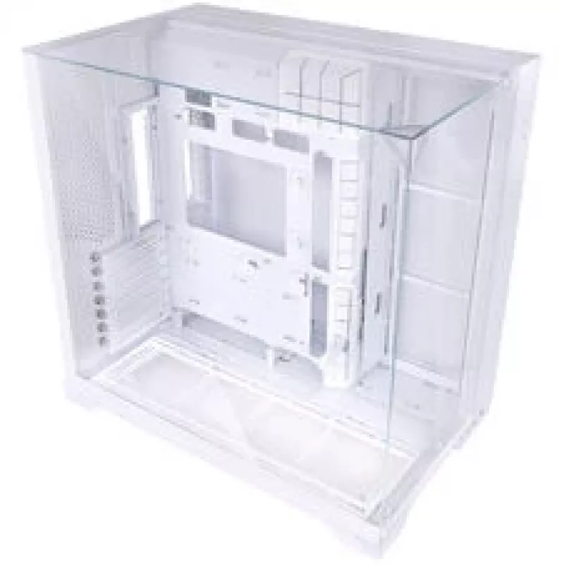 Lian Li O11 Vision Compact - blanco + 3x ventiladores PWM ARGB UNI FAN SL-INF 120 Reverse Blade - 120mm (incl. controlador)