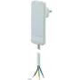 Bachmann H05VV-F 3G - cable de alimentación - 1,5 m - plano - blanco
