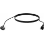 Cable de alimentación Vision TC 3MUKCVLF/BL 3m BS 1363 IEC C5 Negro
