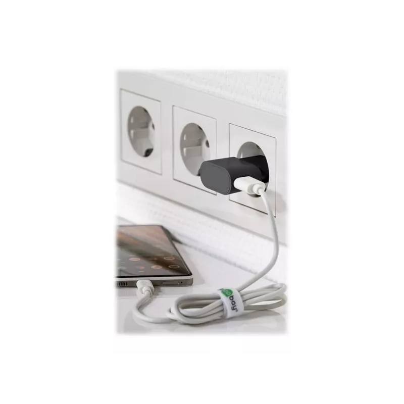Cargador Goobay 44947 para dispositivos móviles interior negro (44947)