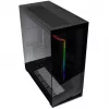 Caja E-ATX PHANTEKS NV Series NV7, cristal templado, ARGB - negra & ventiladores M25 Gen2 PWM D-RGB pack de 3 - Reverse Blade, 140 mm + kit DRGB