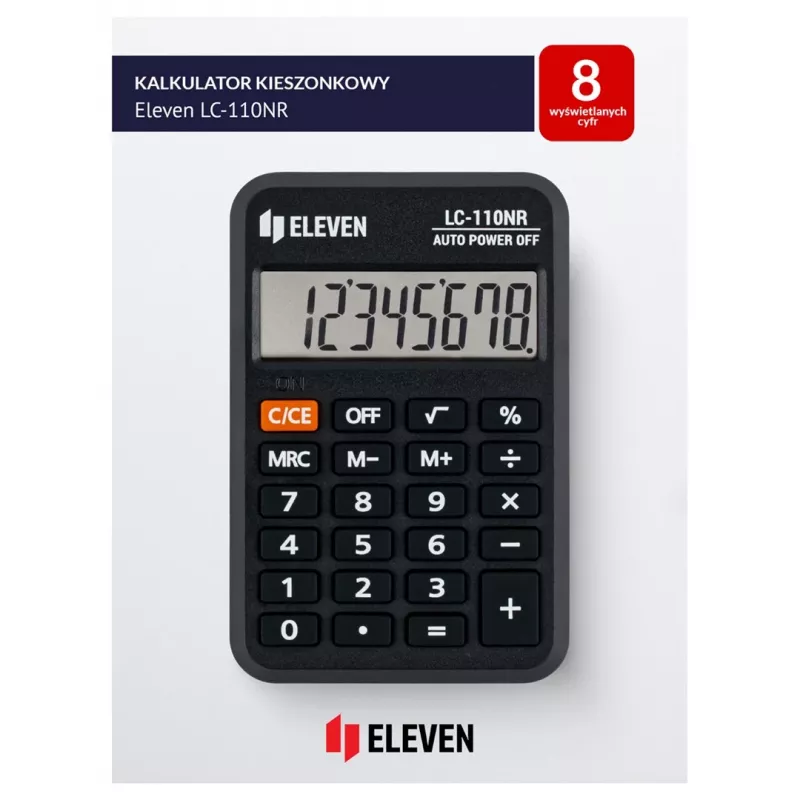 Eleven LC-110NR (EU) calculadora de bolsillo