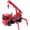 Grúa de juguete mecánica Lena 02175EC, 70 cm, vehículo individual en caja de cartón marrón