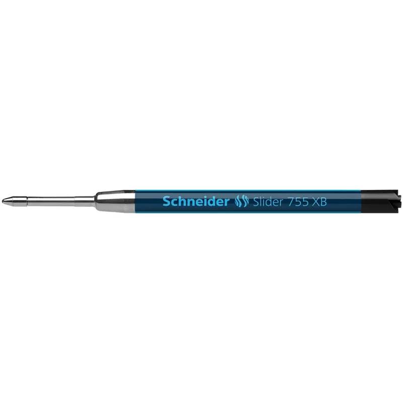 Schneider Slider 755 Recambios de bolígrafo 0,7 mm, negro, 10 uds.