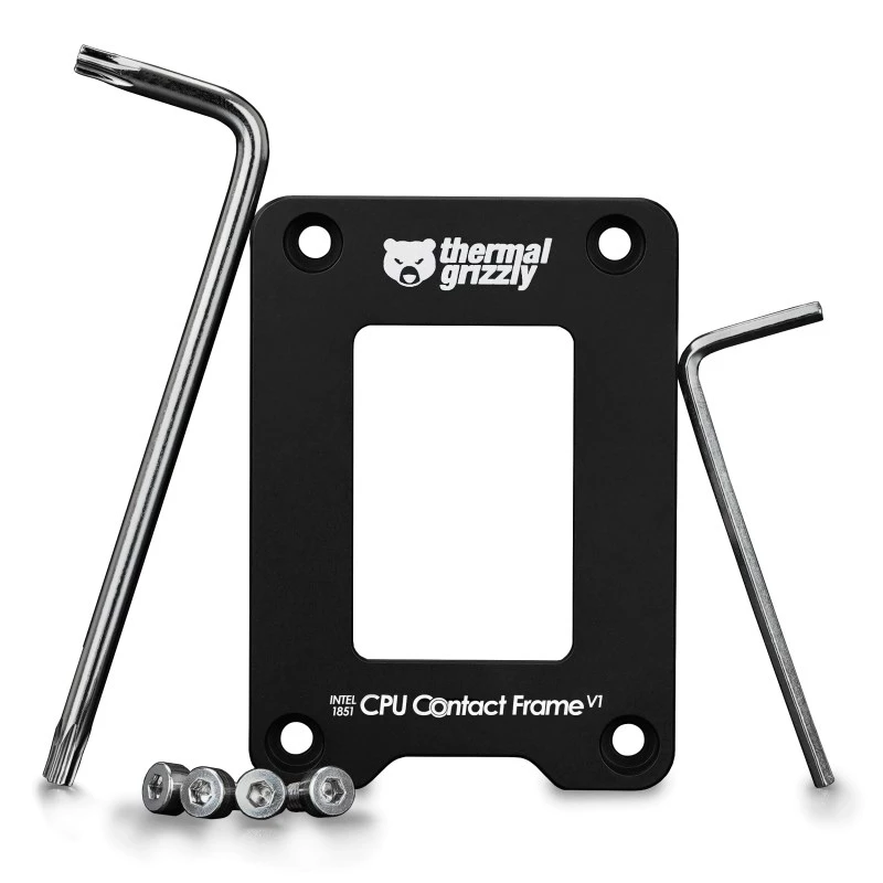 Kit de actualización de marco Thermal Grizzly TG-CF-I1851-V1 aluminio negro 71x51x6mm