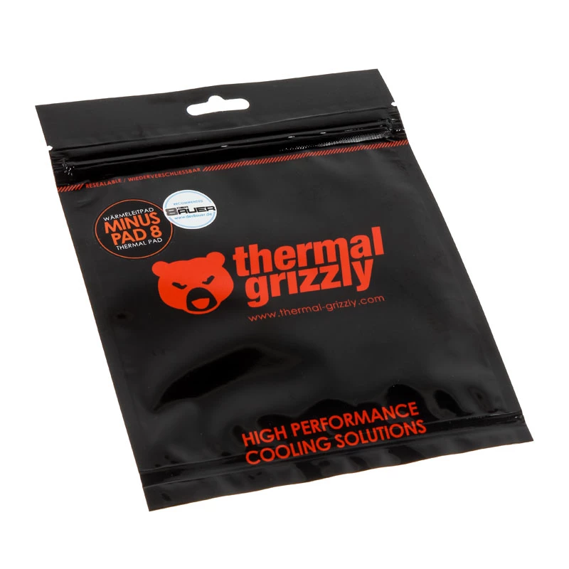 Thermal Grizzly | Minus Pad 8 - 30 x 30 x 2,0 mm | N/A | Rango de temperatura: -100 °C / +250 °C