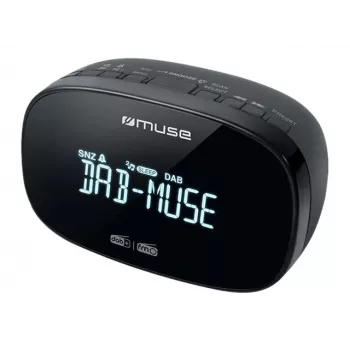 Muse | M-150 CDB | función despertador | entrada AUX | negro | radio despertador con doble alarma DAB+/FM