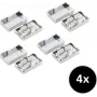 Set de alargadores de red ShiverPeaks 75001-SET4 Cat. 6 pack de 4