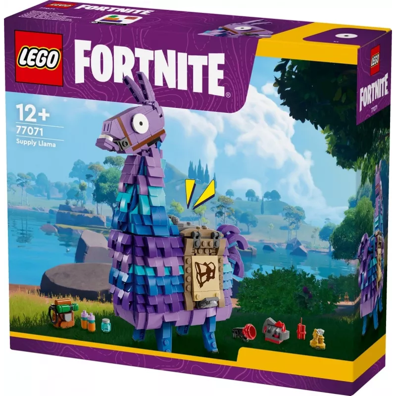 Juguete de almacenamiento LEGO 77071 Fortnite Lama Juguete de construcción – Unidad de almacenamiento y exposición LEGO