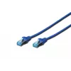 Cable de red Digitus CAT 5e SF/UTP latiguillo RJ45 Cat5e 0,5 m azul