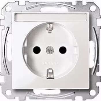 Toma de corriente CEE 7/3 Merten MEG2302-0325 250V 16A blanco