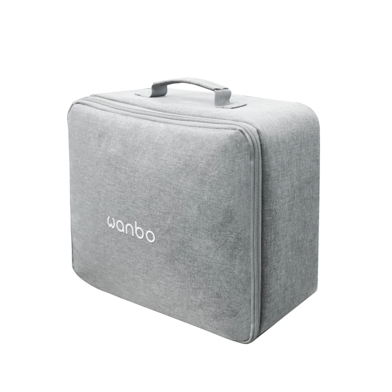 Funda para proyector WANBO X5 Air / X5 Pro, gris, portátil, ligera