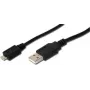 Cable USB Digitus 1,8 m USB 2.0 USB A Micro-USB A negro