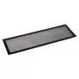 Filtro antipolvo DEMCiflex 0306 para PC, negro/gris, 120 mm x 370,1 mm