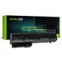 Green Cell - Batería para portátil (equivalente a: HP RW556AA, HP HSTNN-C48C) - Ión de litio - 6 celdas - 4400 mAh - Negro - para HP 2510p, Business Notebook nc2400, EliteBook 2530p,